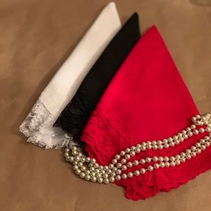 DELTA SIGMA THETA Sorority Color Inspired Handkerchief Set